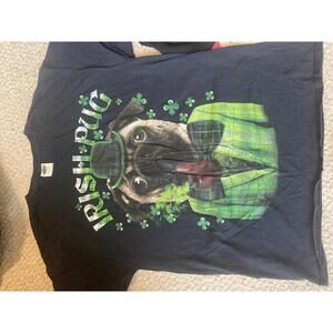 Lucky Irish Pug T-Shirt - Fun St. Patrick's Day Tee